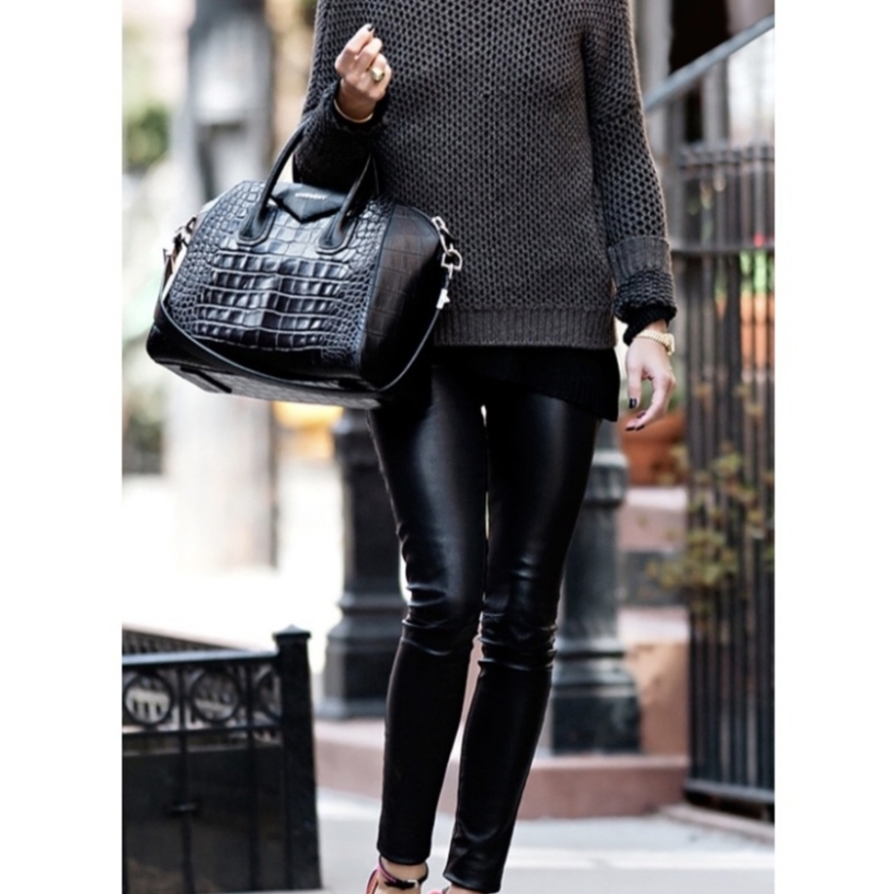 Stella McCartney Skinny Faux Leather Leggings Pants